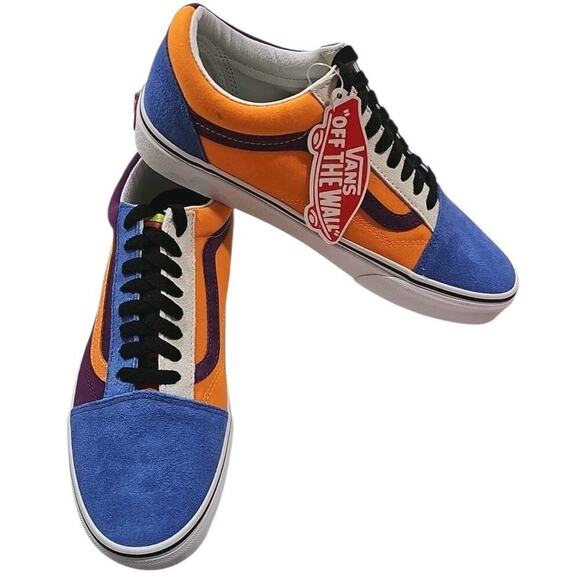 Vans ~Woman 10; Men\'s 8.5~ Old Skool Mix & Match Grape Juice/Bright Marigold NEW main image 7